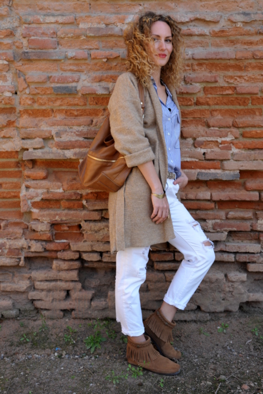 ootd blog mode fashion blo blogueuse tououse jean blanc minnetonka