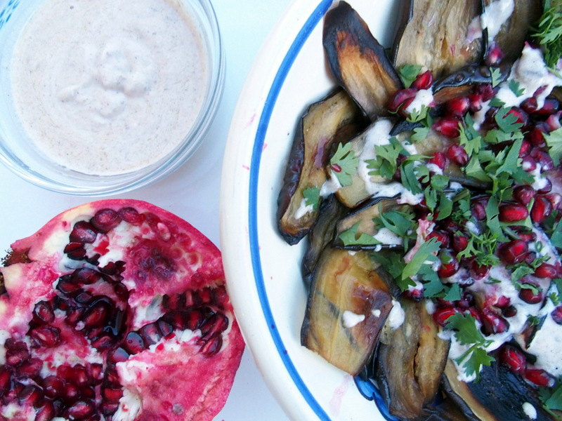 salade d'aubergines libanaise recette végétarienne blog cuisine saine végétarienne rock my casbah toulouse