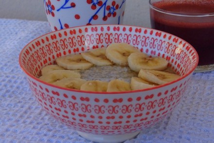 porridge graines de chia lait de coco raw food cru recette healthy végan veggie blog de cuisine végétarienne rock my casbah