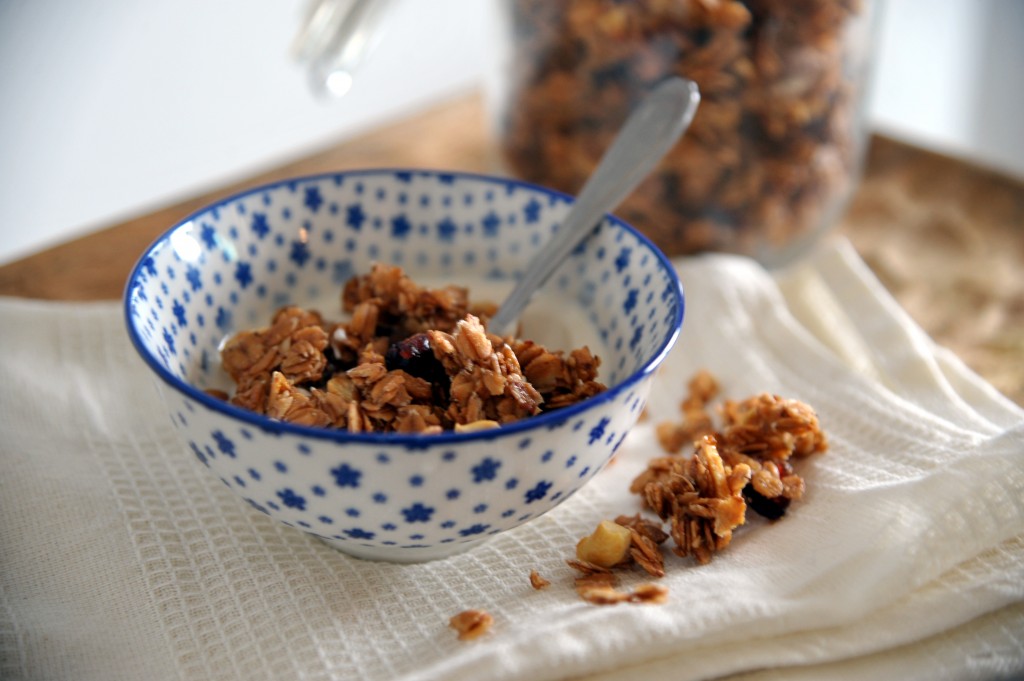 recette müesli granola maison céréales petit déjeuner recette saine detox vegan végétarienne blog lifestyle 
