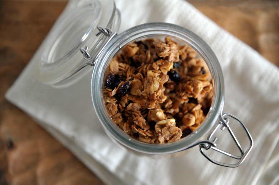 recette müesli granola maison céréales petit déjeuner recette saine detox vegan végétarienne blog lifestyle